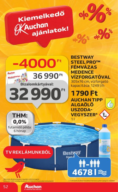 AUCHAN Hipermarket akciós újság