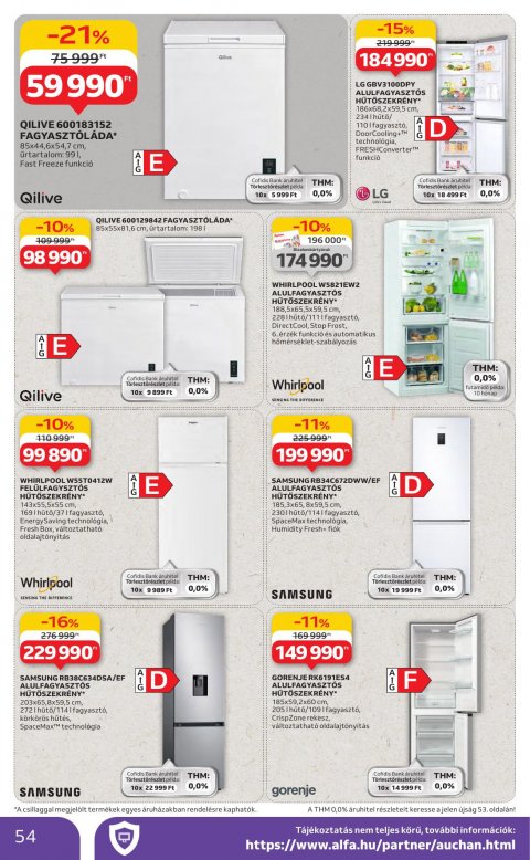 AUCHAN Hipermarket akciós újság