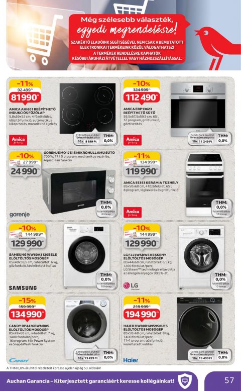 AUCHAN Hipermarket akciós újság