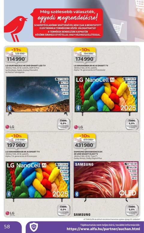 AUCHAN Hipermarket akciós újság