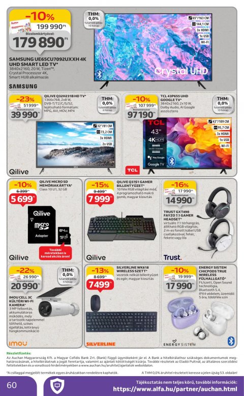 AUCHAN Hipermarket akciós újság