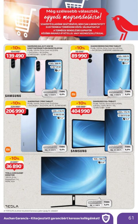 AUCHAN Hipermarket akciós újság
