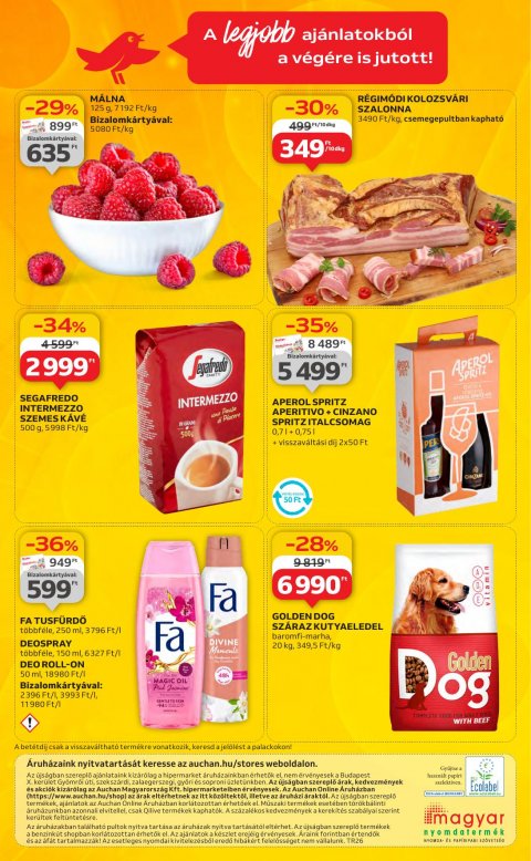 AUCHAN Hipermarket akciós újság