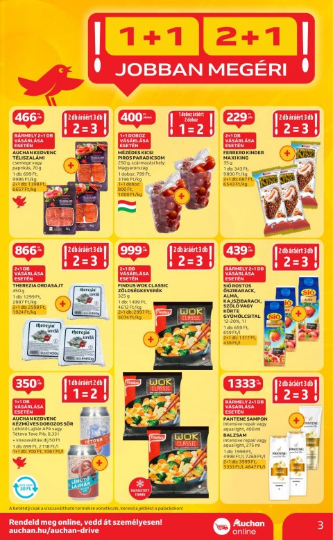 AUCHAN Szupermarket akciós újság