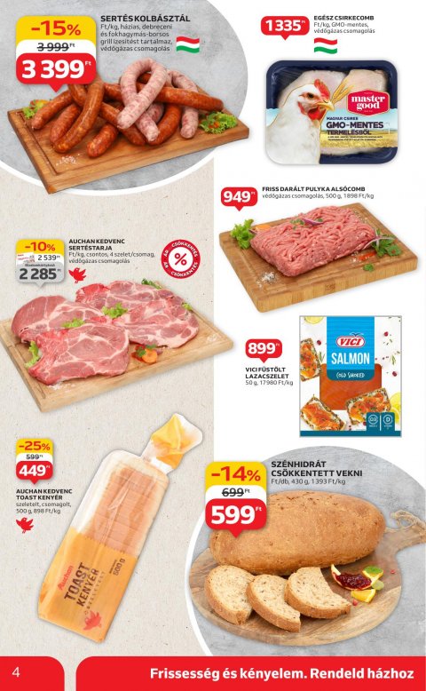 AUCHAN Szupermarket akciós újság