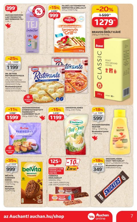 AUCHAN Szupermarket akciós újság