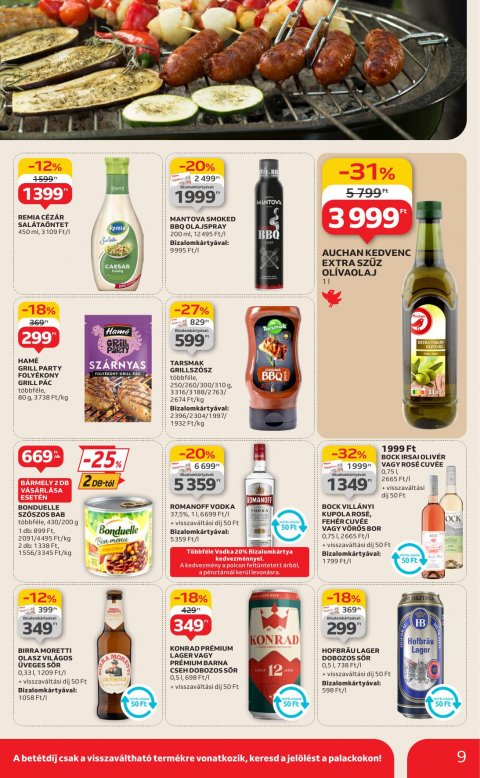 AUCHAN Szupermarket akciós újság