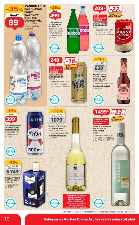 AUCHAN Szupermarket akciós újság
