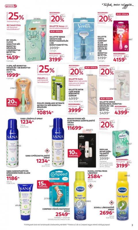 ROSSMANN akciós újság