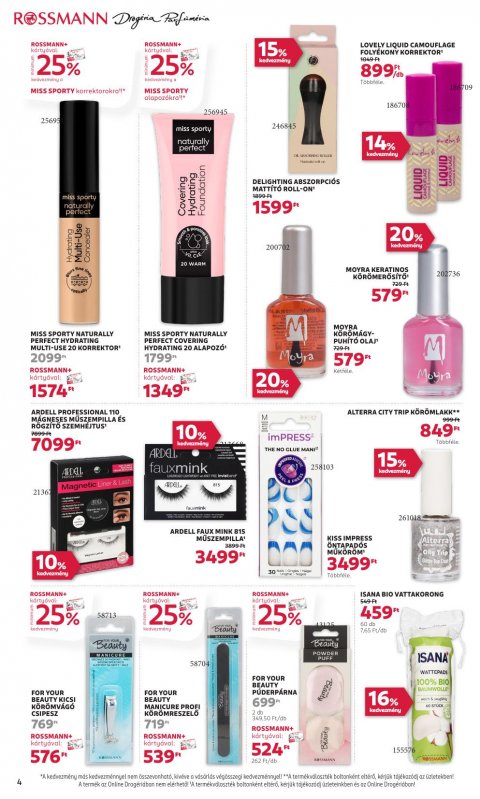 ROSSMANN akciós újság