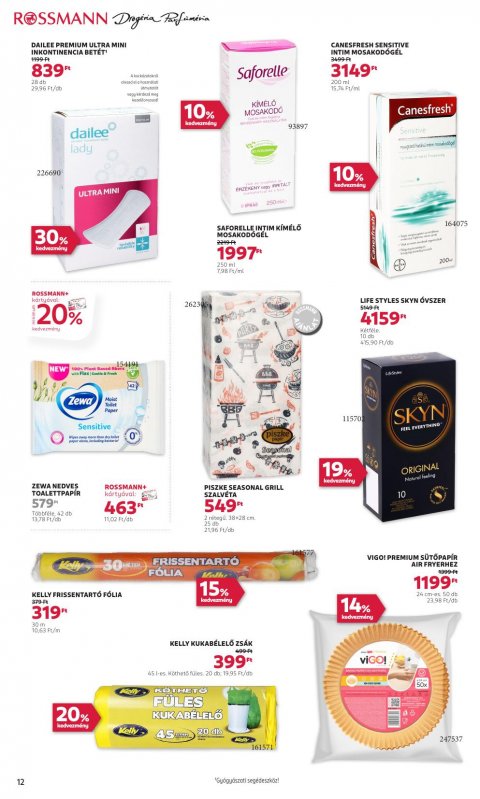 ROSSMANN akciós újság