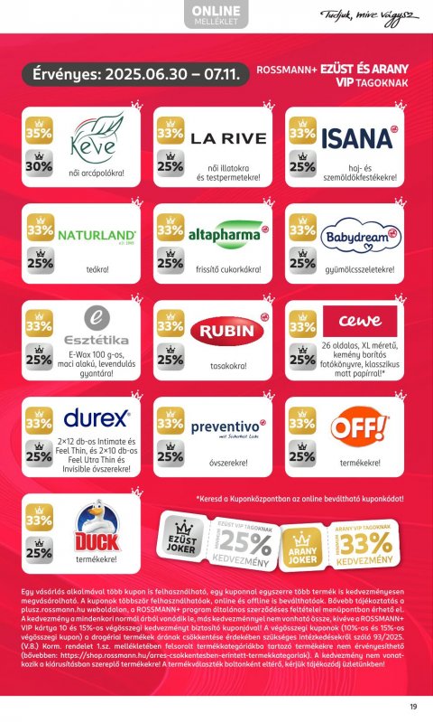 ROSSMANN akciós újság
