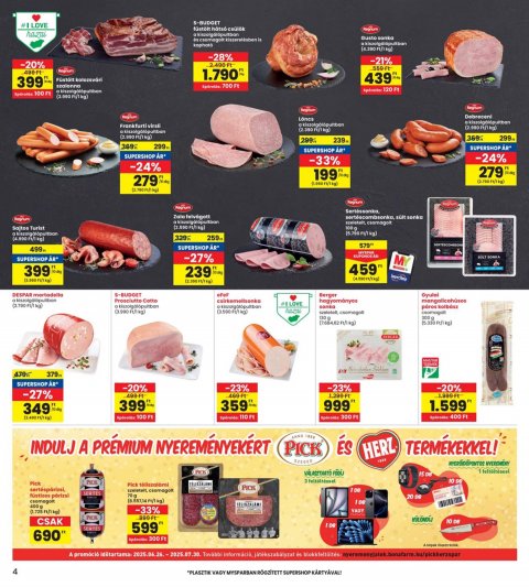 INTERSPAR akciós újság