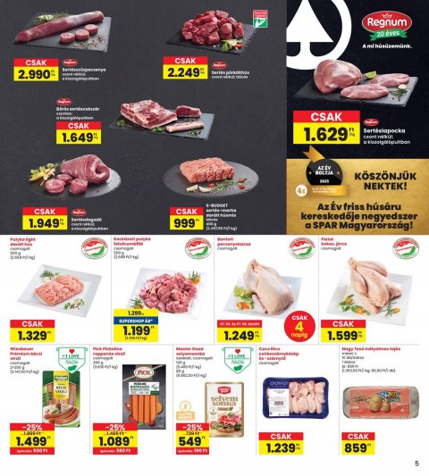 INTERSPAR akciós újság