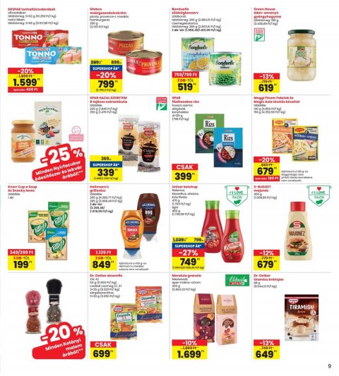 INTERSPAR akciós újság