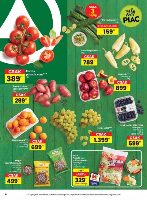 SPAR akciós újság