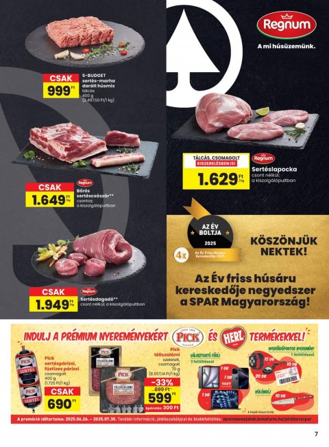 SPAR akciós újság