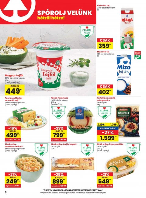 SPAR akciós újság