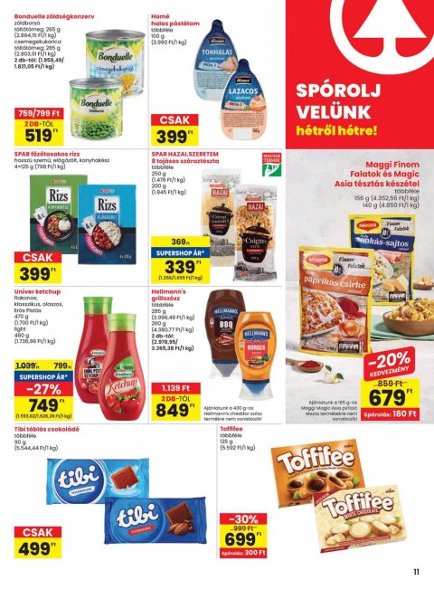 SPAR akciós újság