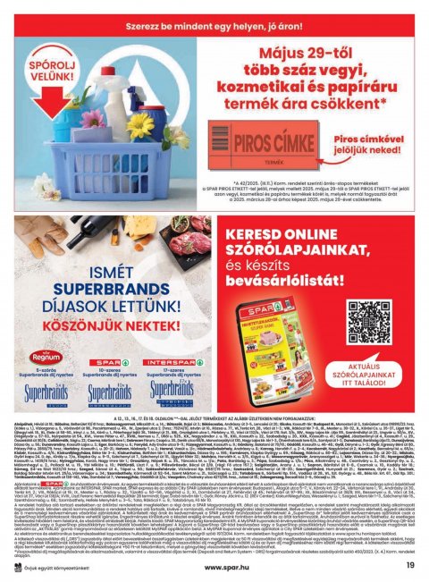 SPAR akciós újság