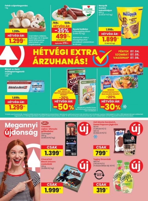 SPAR akciós újság