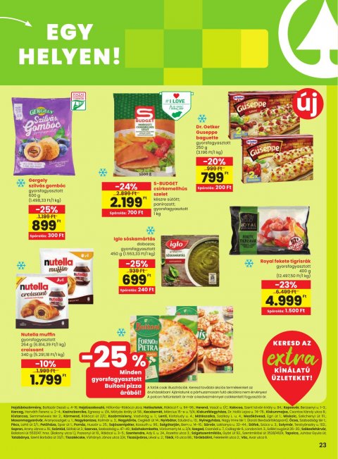 SPAR Extra akciós újság