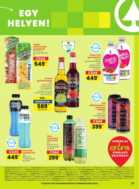 SPAR Extra akciós újság