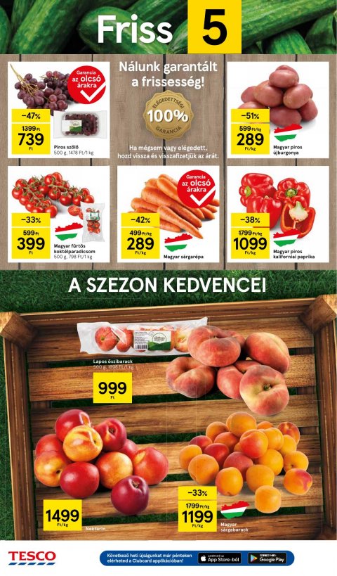 TESCO Hipermarket akciós újság