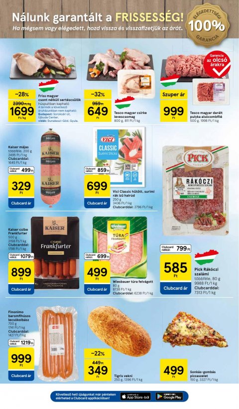 TESCO Hipermarket akciós újság