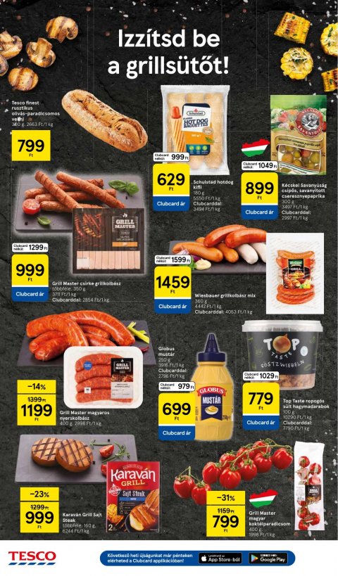 TESCO Hipermarket akciós újság