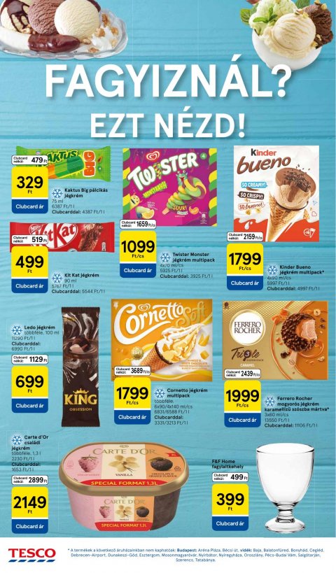 TESCO Hipermarket akciós újság
