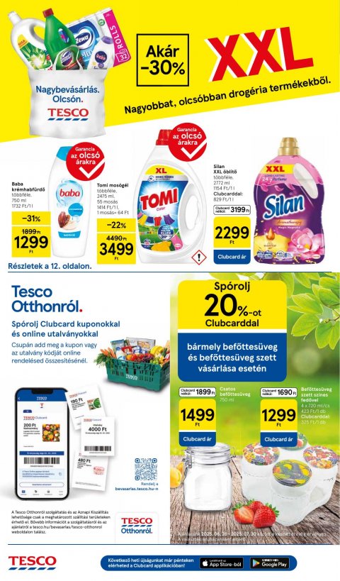 TESCO Hipermarket akciós újság