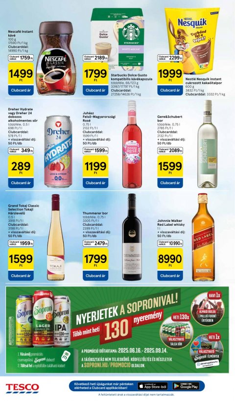 TESCO Hipermarket akciós újság