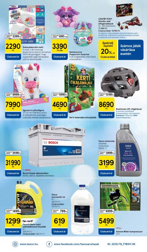 TESCO Hipermarket akciós újság