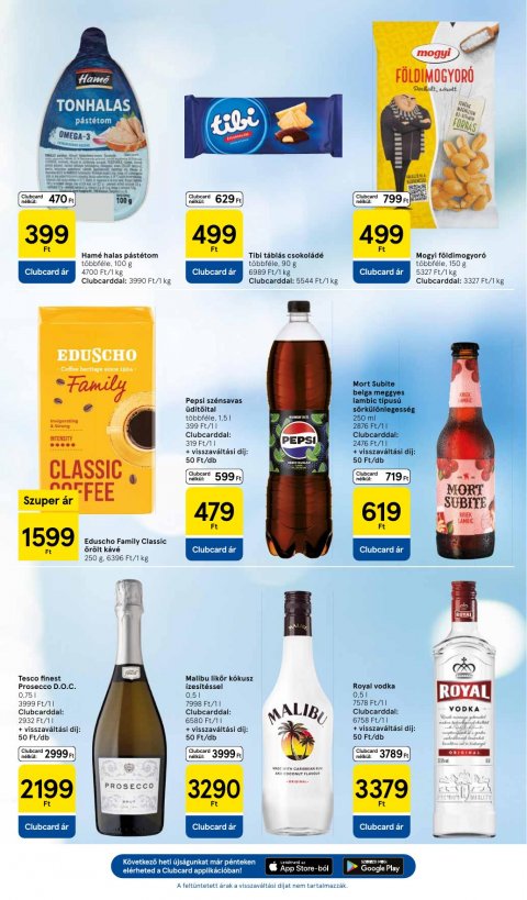 TESCO Szupermarket akciós újság