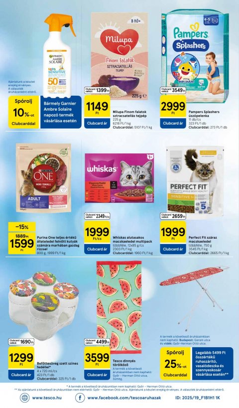 TESCO Szupermarket akciós újság
