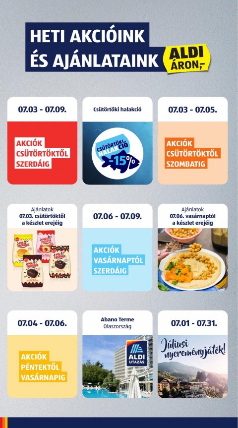 ALDI akciós újság