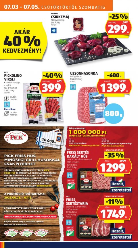 ALDI akciós újság