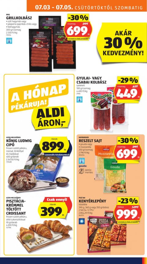 ALDI akciós újság