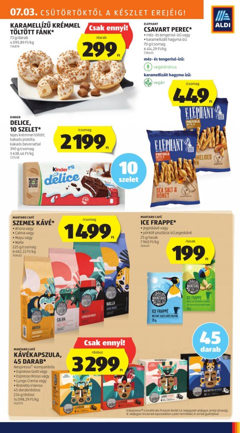 ALDI akciós újság