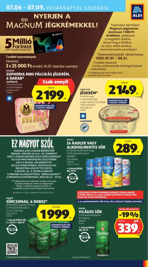 ALDI akciós újság