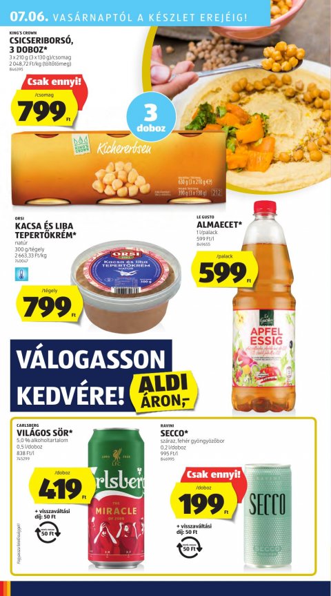 ALDI akciós újság