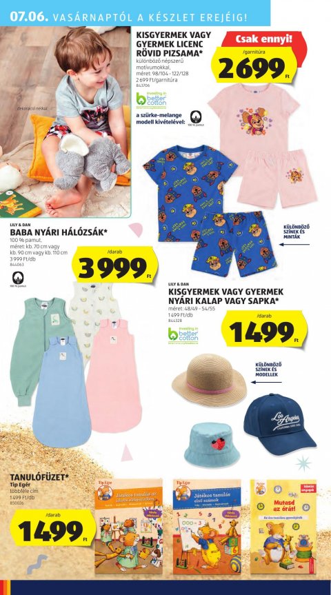 ALDI Középső sor akciós újság
