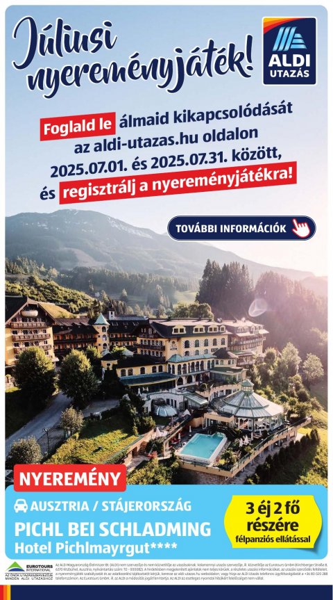 ALDI Utazás akciós újság