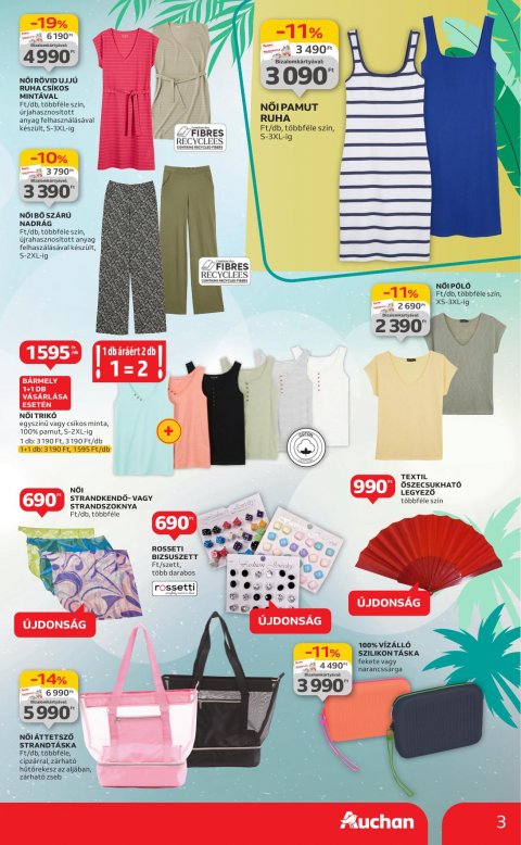 AUCHAN Hipermarket Ruházat akciós újság