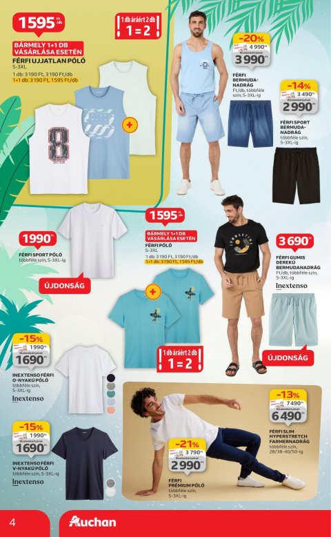 AUCHAN Hipermarket Ruházat akciós újság
