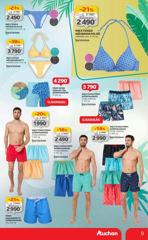 AUCHAN Hipermarket Ruházat akciós újság
