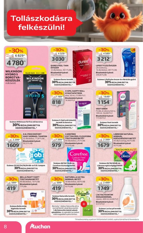 AUCHAN Hipermarket Szépség ápolás akciós újság