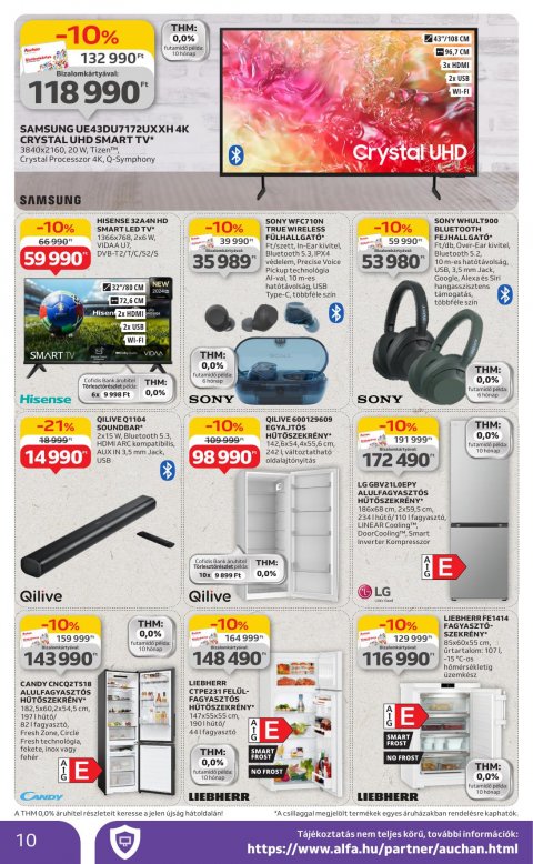 AUCHAN Hipermarket Szépség ápolás akciós újság