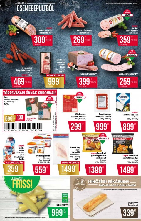 COOP Országos akciós újság